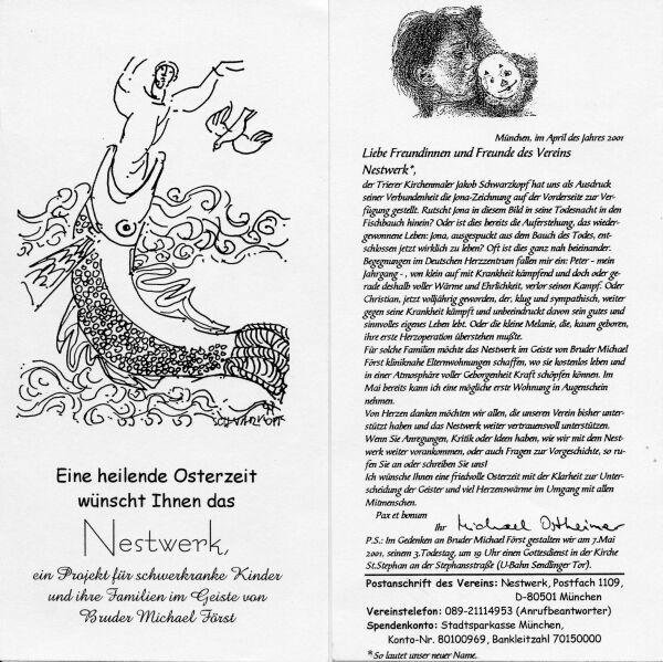 Rundbrief Ostern 2001